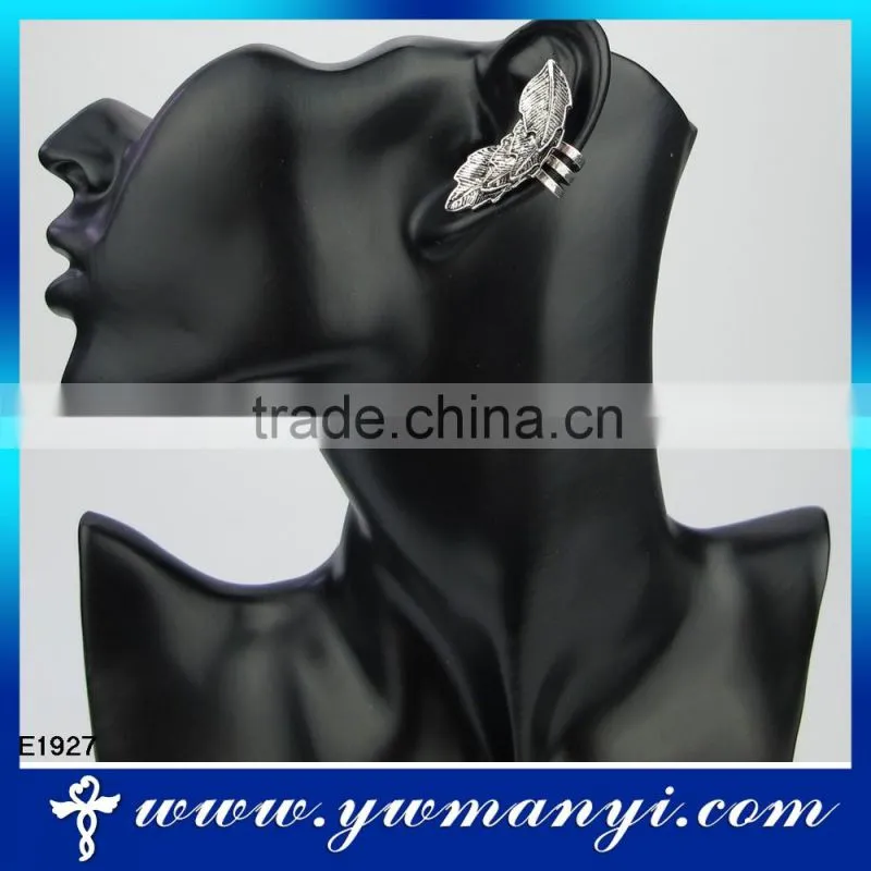 Direct manufacturer classic ancient silver cuff earring E1927