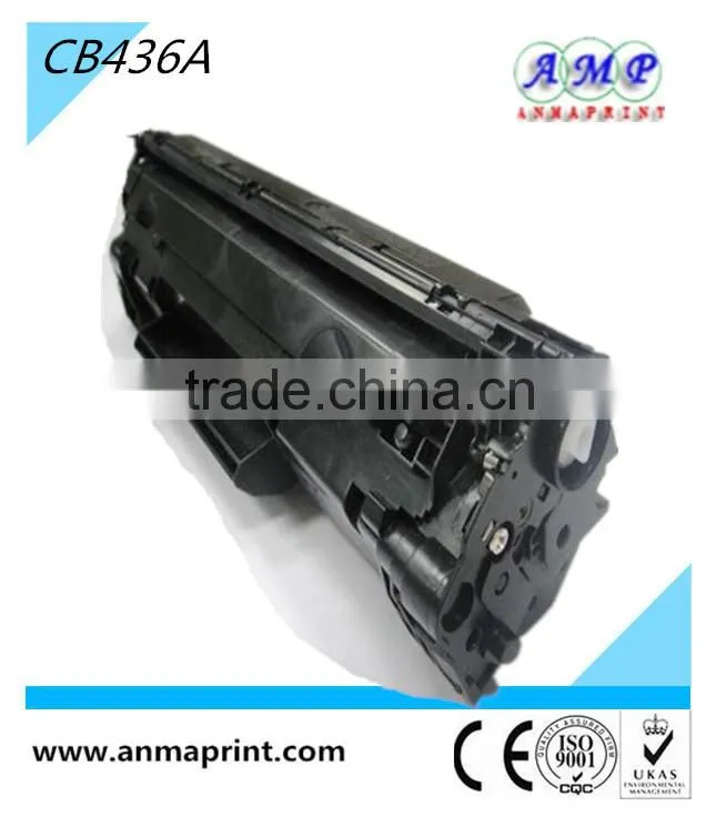 Best quality compatible Toner Printer Cartridge Supplier CB436A Laser Printer Cartridge for HP Printers bulk buy from china