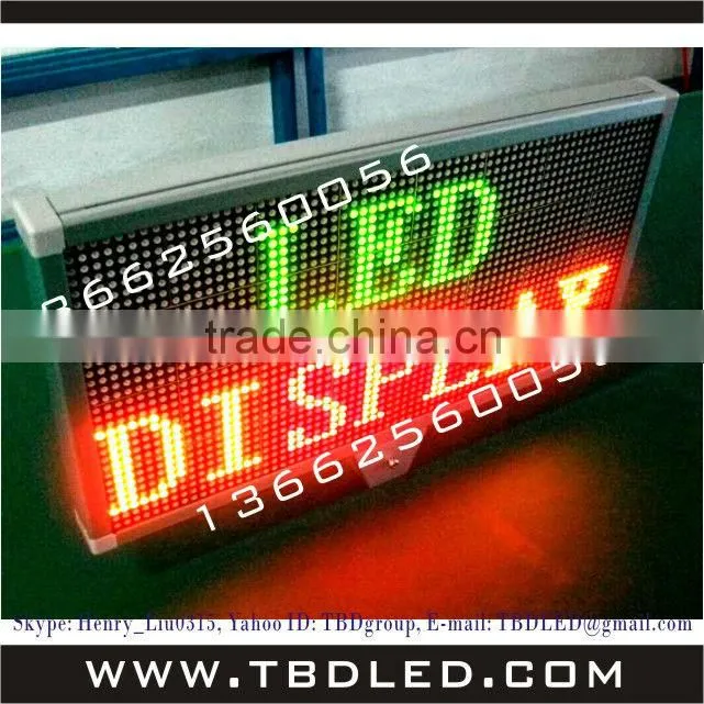 Alibaba China hot selling 16dots advertising led message display