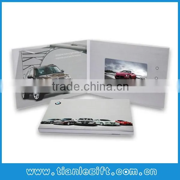 Promotional Gift 7 Inch Video Brochure Video Postcard Video Booklet