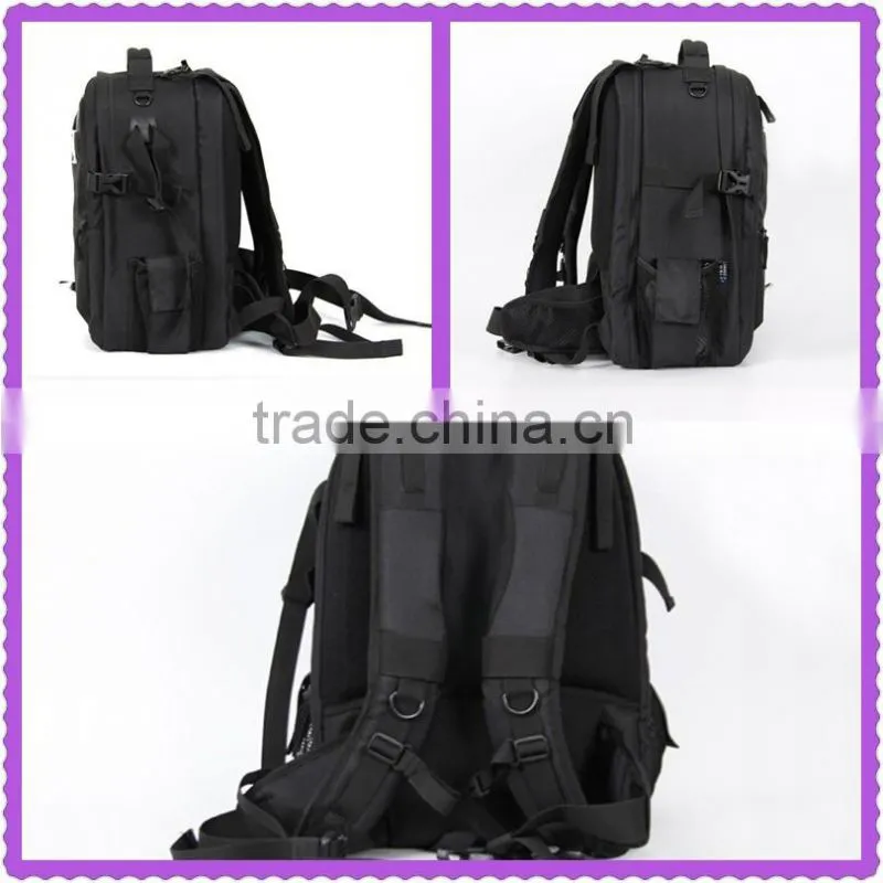 Factory Nylon Material DSLR Camera Backpack Professional soft Bag