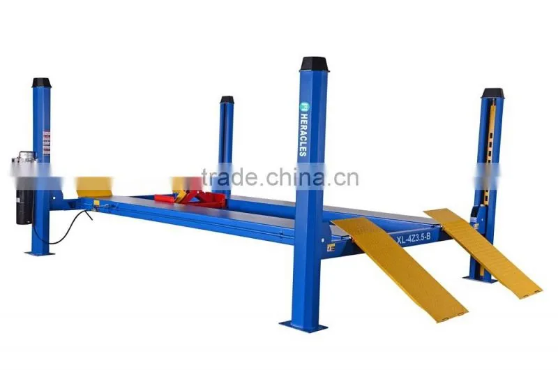 4000kg Alignment four post car lift original manufacturer CE certificate