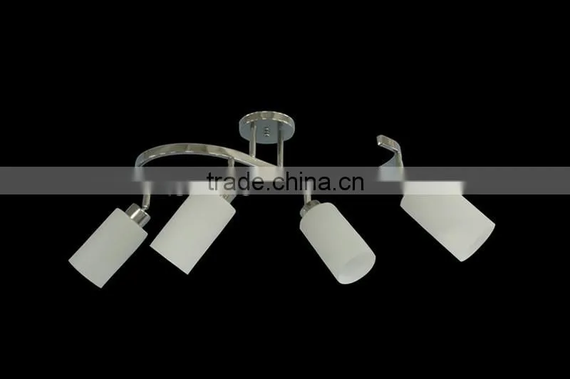 Chrome and white Chandelier pendant for living room made in China