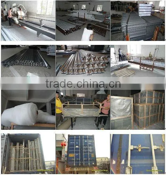 aluminum doors and windows with different surface treatment