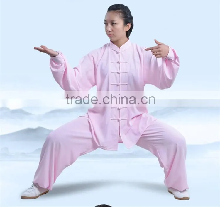 Custom Made Tai Chi suits Cotton Silk Wu Shu clothes Kung Fu Uniform Morning Exercise Martial Arts Performance Wear