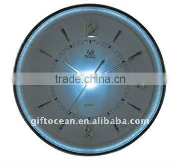Smart light silence wall clock