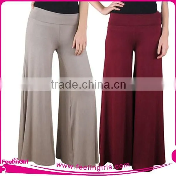 Fast Delivery Various Types Of Sexy Palazzo Trousers For Ladies