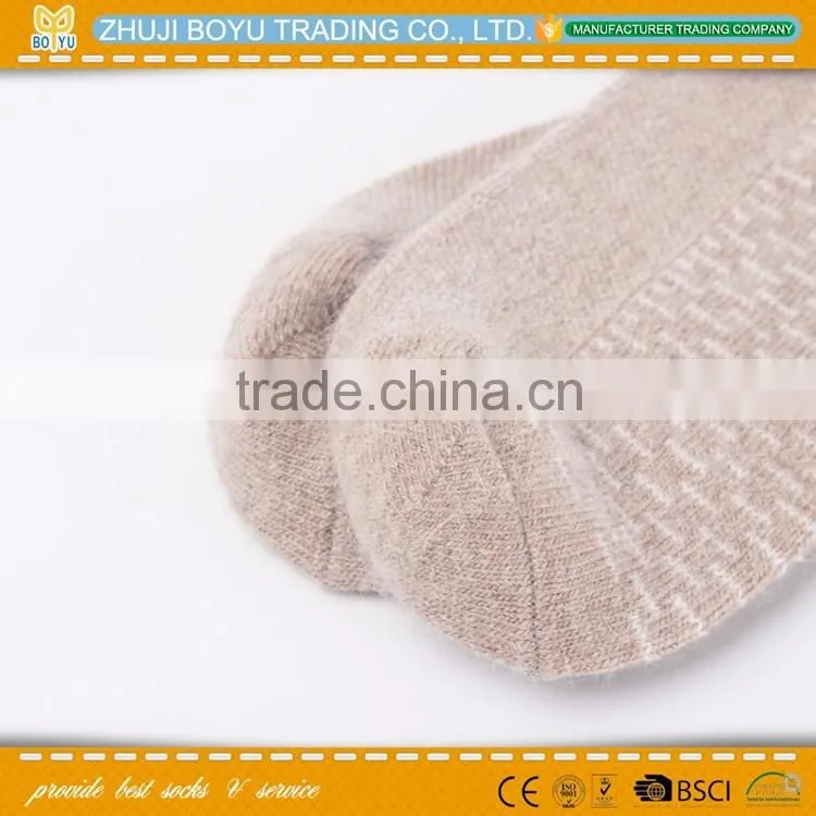 BY-161202 OEM Custom Wholesale Women's socks angora wool socks,Good Quality