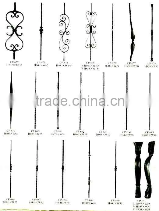 gray iron fence casting