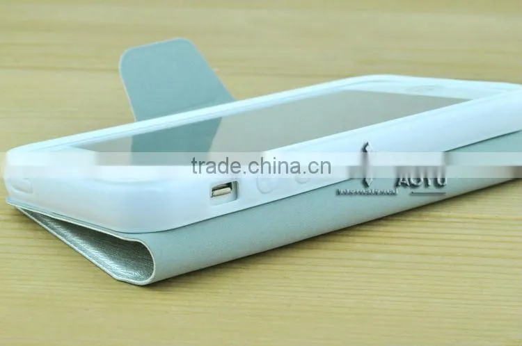 new arrive cheap many colors for iphone 5 leather case