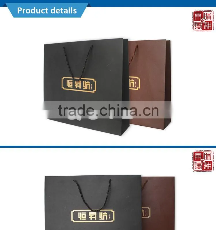 Logo printed paperbags eco bag reusable shopping bag