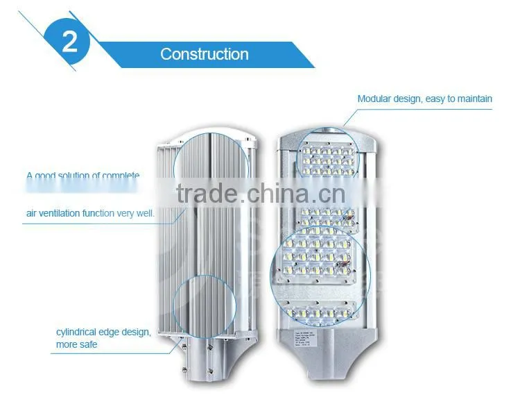 Integrated corrosion resistant 30 watt led street light