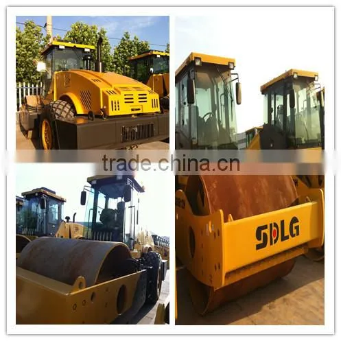 SDLG XCMG 10-14Ton Single drum Vibrating road roller with Cummins/Shanghai diesel engine for Exporting