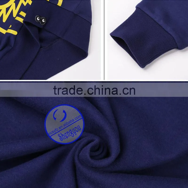 Wholesale custom nanchang factory 100 polyester mens pullover sweatshirt