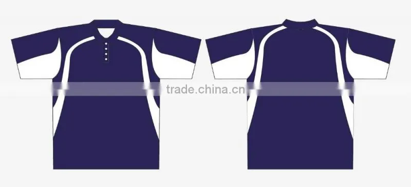 Custom HOT design pique sublimated royal blue polo shirt