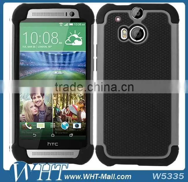 Cheap Price PC Silicon Back Cover Case for HTC One 2 M8, for HTC One 2 M8 Mobile Phone Case