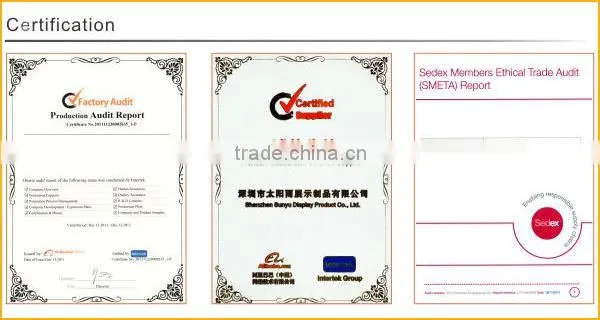 The World Top 500 Brands Design Acrylic LED Display