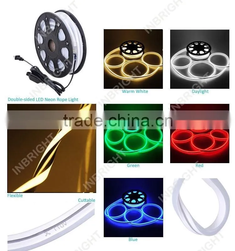 High Brightness SMD 2835 Double-sided Flexible Cold White LED Neon Tube
