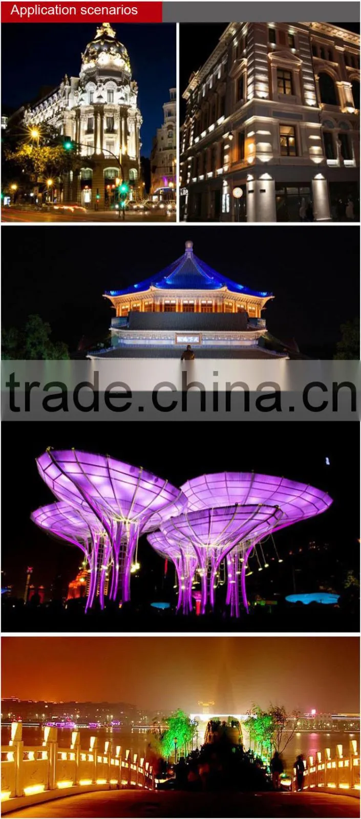 Big project 150w 200w 300w led flood light IP65 ground mounted led flood light