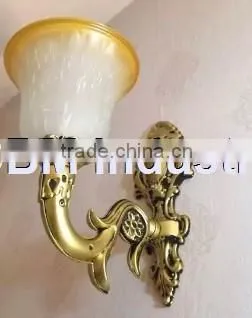 Professional glass swing arm wall corner lamp