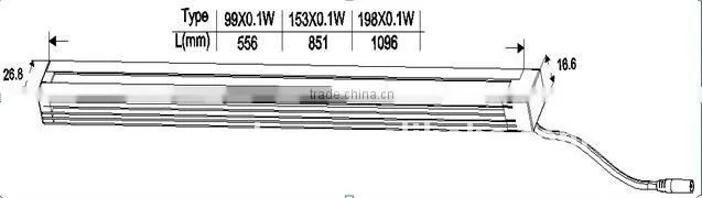 Factory Supply Boday Super Bright Acrylic led wall light (SC-D101A)
