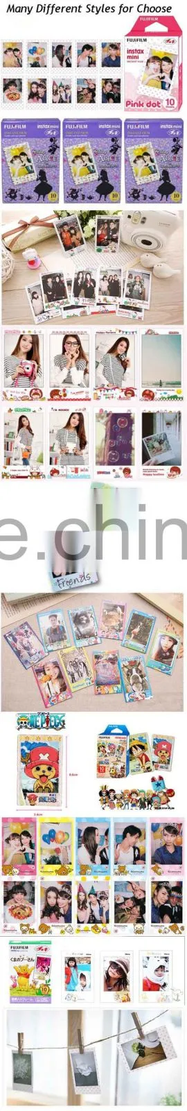 FUJIFILM Instax Mini Film Alice in the wonderland for Fuji Instant Cameras 10 sheets
