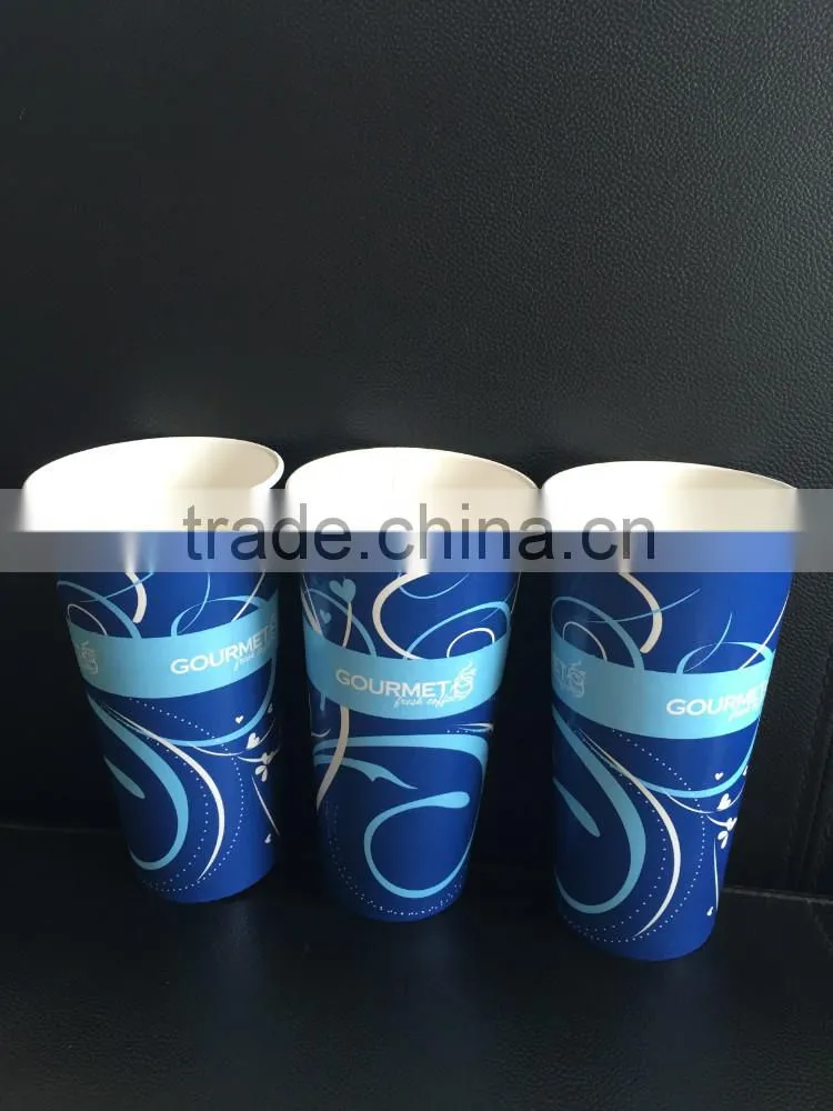 wholesale high quanlity lower price disposable double PE paper cup