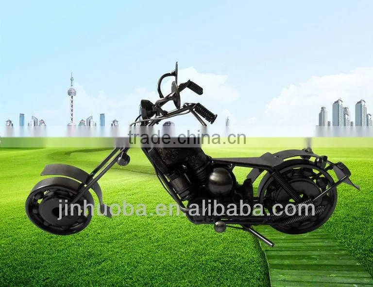 2013 latest metal moto model decoration