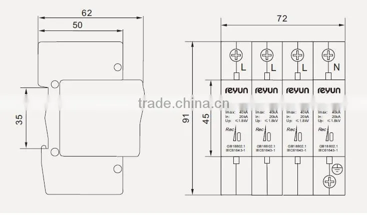 Single Phase Surge Protectors