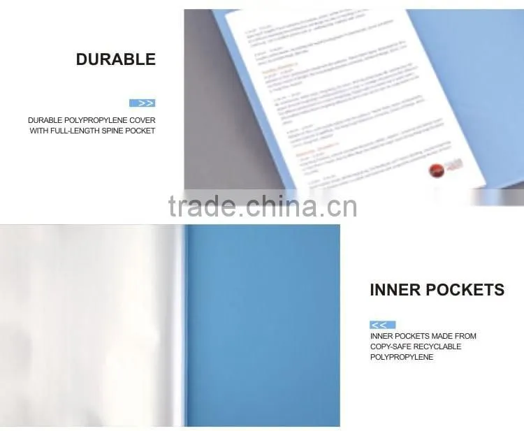 Promotional plastic file folder assorted