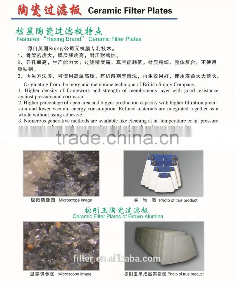 ceramic plate, Ceramic filter,ceramic vacuum filter