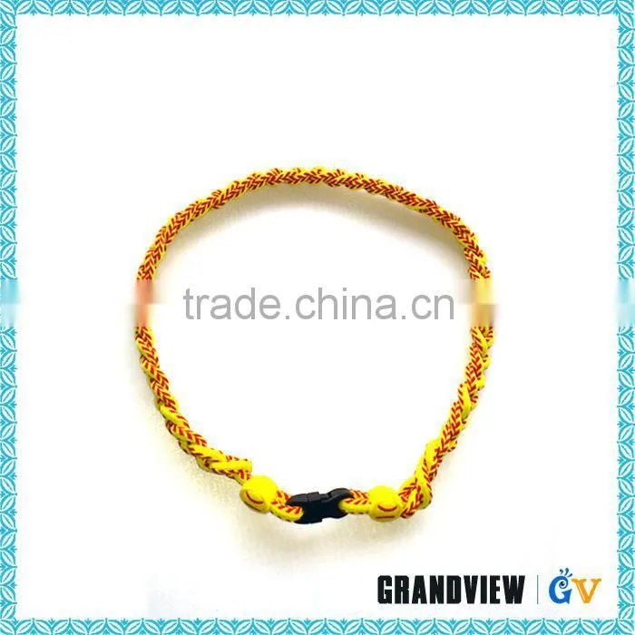 Fashion design stock lot healthy softball useful twisted rope chain necklace
