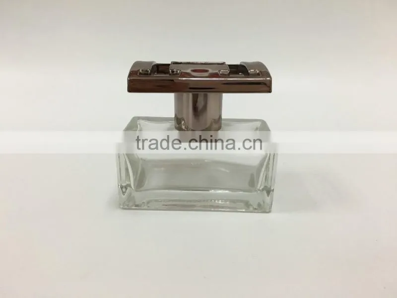 Crystal Empty Car Perfume Glass Bottle with Special Cap 50ml