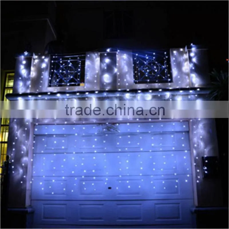 pink blinking net light for christmas and weeding party