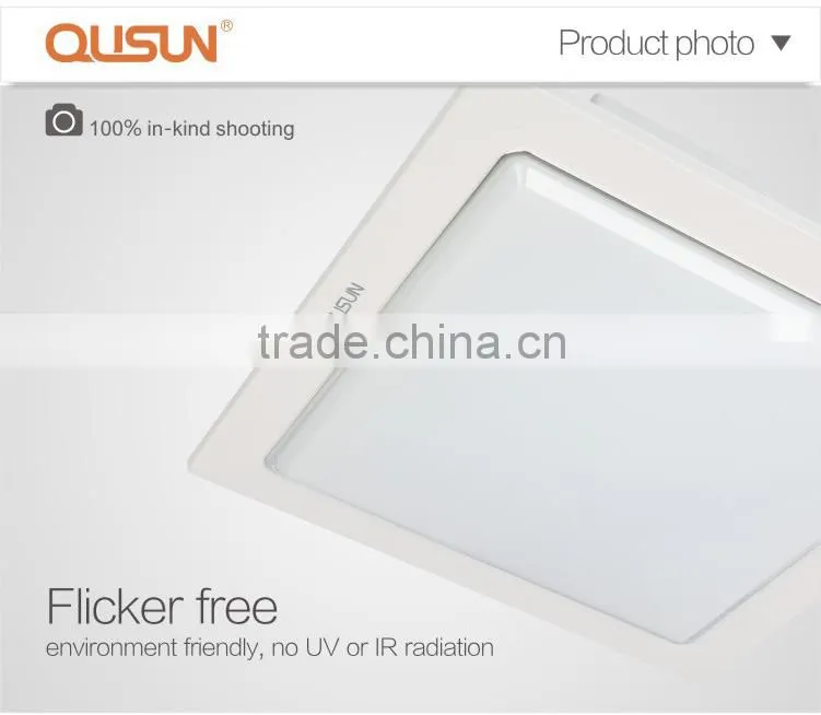 LED Bathroom and Kitchen Lamp / Ceiling Lamp 12W Square Embeded Mounted