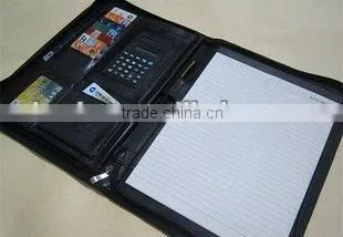 2013 Hotsale Leather A4 portfolio folder