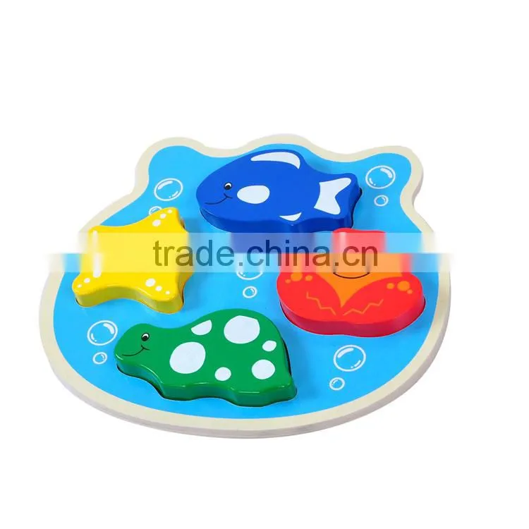 Export Europe Intelligence Farm Animal Assemble 3d Puzzle Wooden Toy