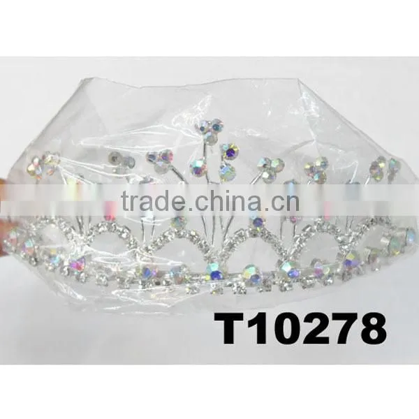 bridal rhinestone tiara wedding hair bridal crown