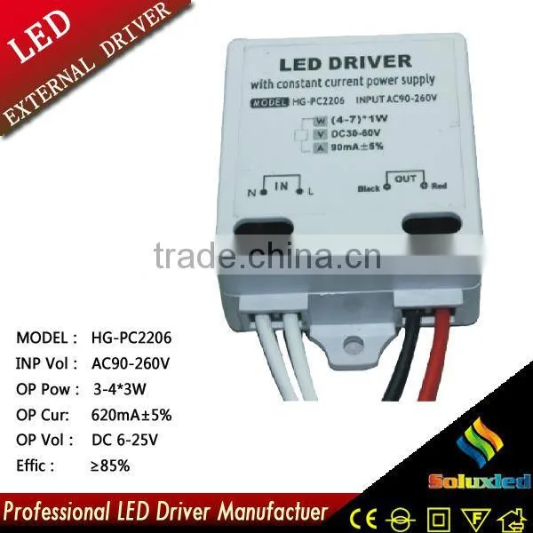 HG-PC2206 LED driver lamps driver 3-4*3W
