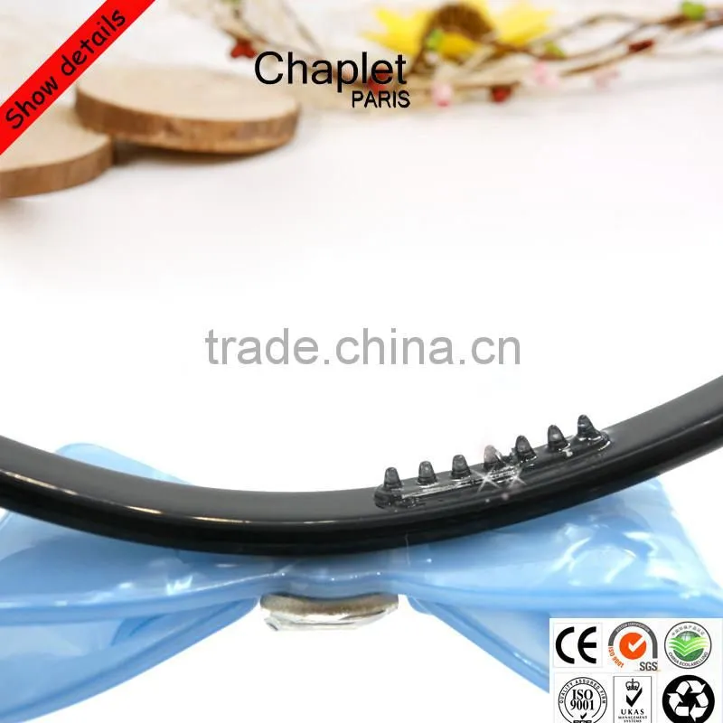 hot sell hair accessories of small and subtle bow hairband for girls