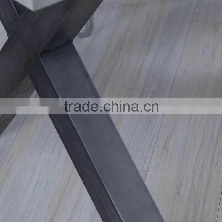 2016 Popular Marble Fiber Dining Table Set