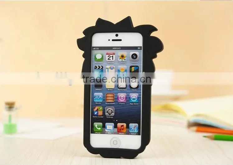 2013 the Hottest !!! 3D fruit design 100% eco-friendly silicone mobile phone cover