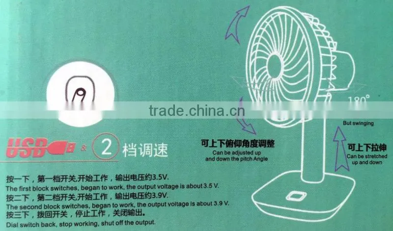 mini fan with battery 2 hours can be used ,laptop fan