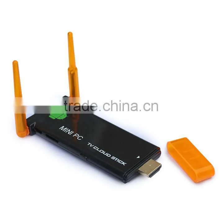 CX919 II Android 4.4 Android TV Stick, Quad Core 2G/8GB Bluetooth Dual External WiFi Antenna 1080P Android TV Dongle
