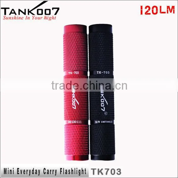 Led Keychain Flashlight AAA Battery Colorful Torch TK703