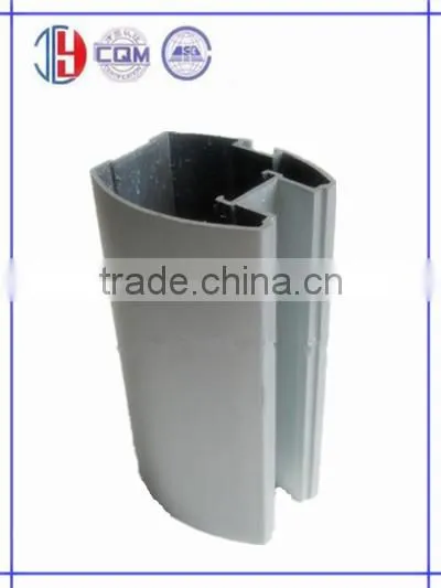Purple Side Stile Aluminium Profile For Wardrobe Sliding Door