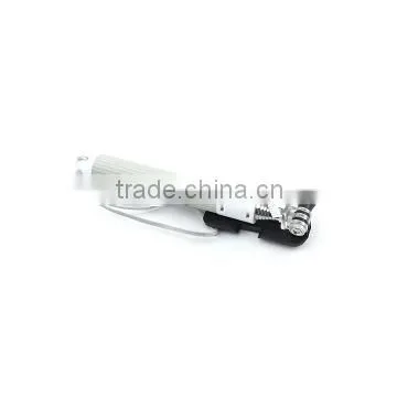 Black/blue/red telescopic wired selfie monopod with phone holder