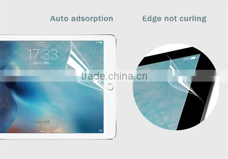 Nano liquid TPU explosion-proof Screen Protector film for iPad