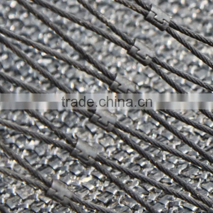 Stainless Steel Ferrule Rope Mesh For Tigers