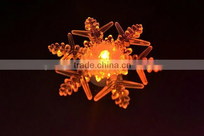 Portable led table lighting for snowflake led lamp